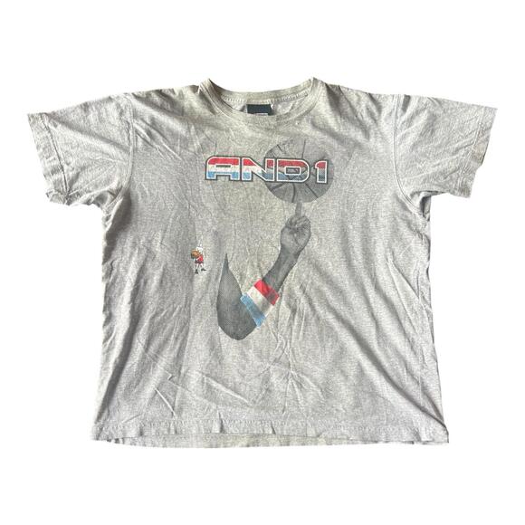 Vintage AND1 Basketball 1990s T-Shirt Trash Talk Men's XL Rare Back Hit - Picture 1 of 6